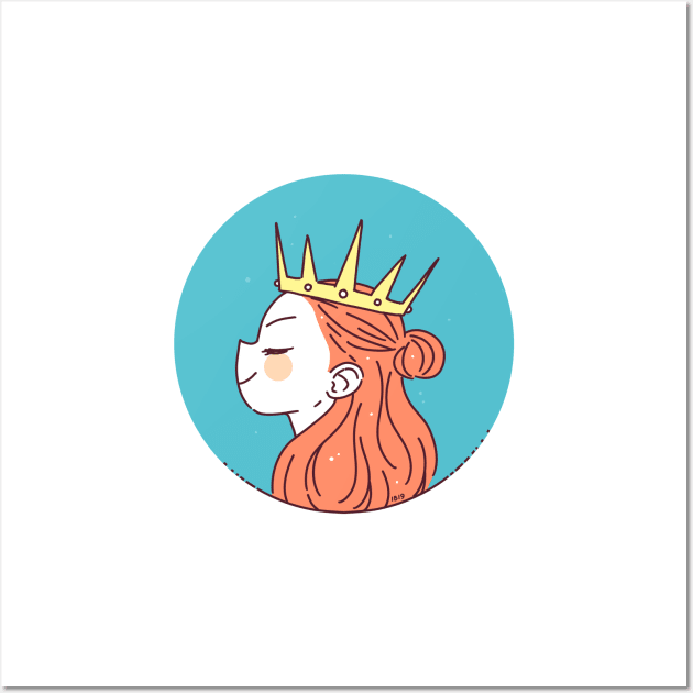 Sassy Princess Wall Art by Freeminds